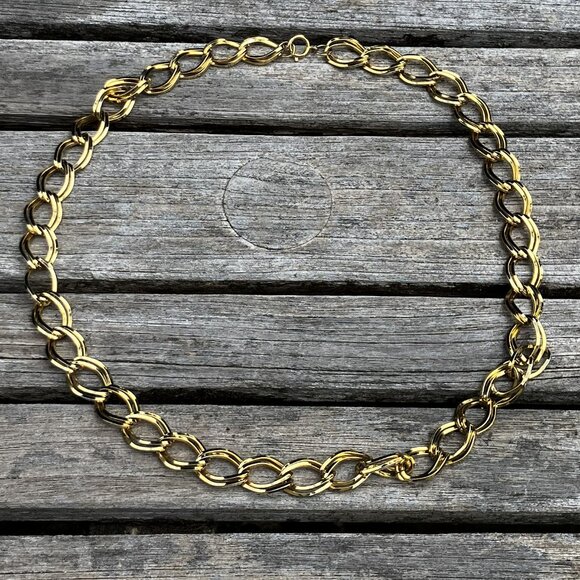 ✨Vintage Gold-Tone Chain Link Belt or Necklace - Picture 1 of 7